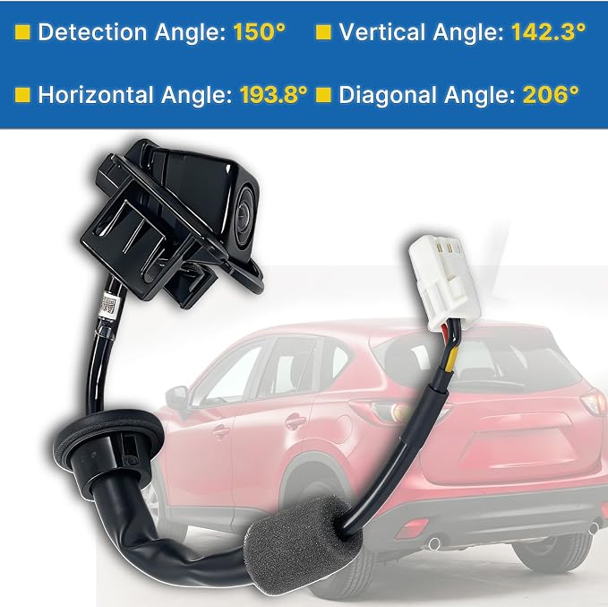K015-67-RC0A Rear Camera Backup Monitor Compatible with 2013 2014 2015 2016 Mazda CX-5 Replace#K01567RC0A K01567RC0 K015-67-RC0 KD3367RC0B KD3367RC0C