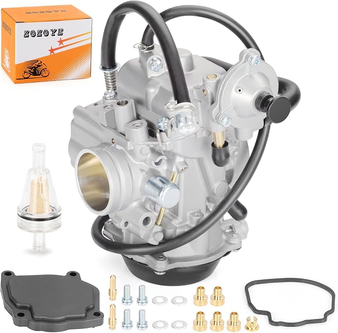 Carburetor Carb w/Diaphragm Cover for Arctic Cat 400 2x4/4x4 1998-2001 Bearcat 454 4x4 1998 500 4x4 1998-2000 (Exclude Auto Edition) 0470-361 0470-362