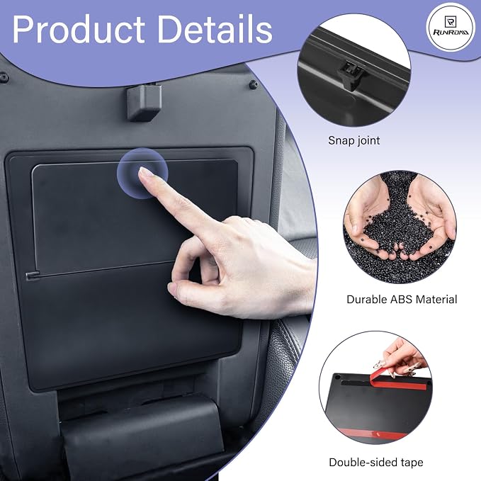 RUNROAD Center Console Organizer Tray Compatible with 2023-2026 Honda Pilot / 2026 Passport Accessories, Armrest Tray for Pilot Secondary Storage Box Dividers Middle Console Organizer (3PCS)