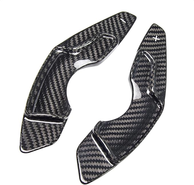 Steering Wheel Accessories Shift Paddle Shifter Extension Carbon Fiber Trim Cover Compatible with Lexus is XE30 IS300h AVE30 NX 300h AZ10 NX RC 350 XC10 RC 300h F Sport
