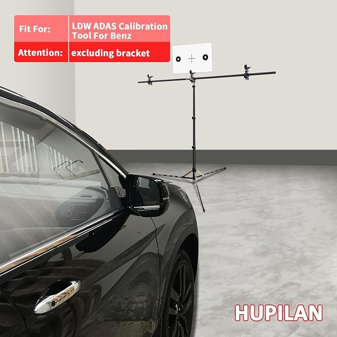 LDW Target Board Compatible with Benz,ADAS Camera Calibration Tool | Aluminum Pattern Board for Static Front Camera Aiming,Helps Align Target Setup During ADAS Calibration Service