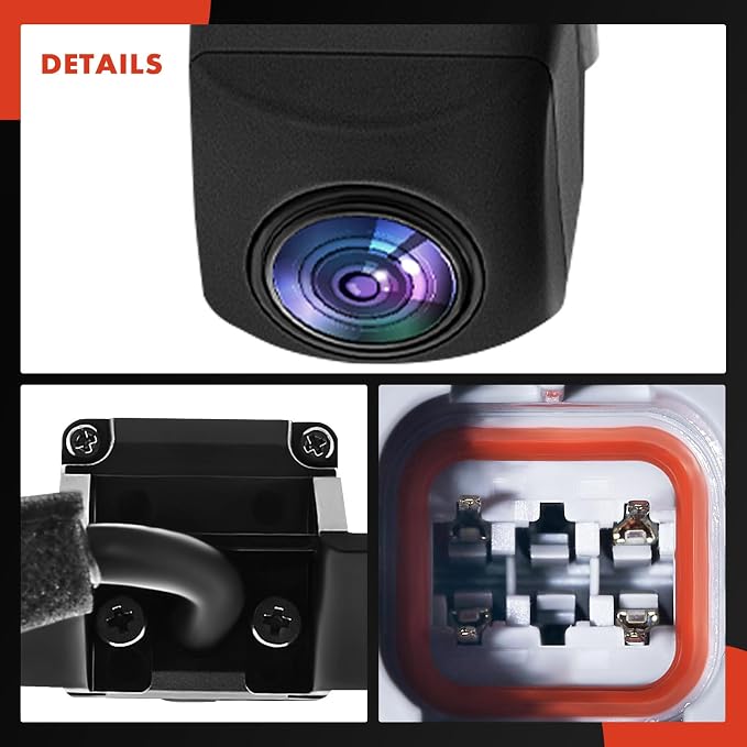 A-Premium Rear View Backup Camera Compatible with Hyundai | Parking Camera for 2012-2015 Santa Fe, 2013-2018 Santa Fe Sport, 2013-2015 Santa Fe XL - Replace# 957602W150