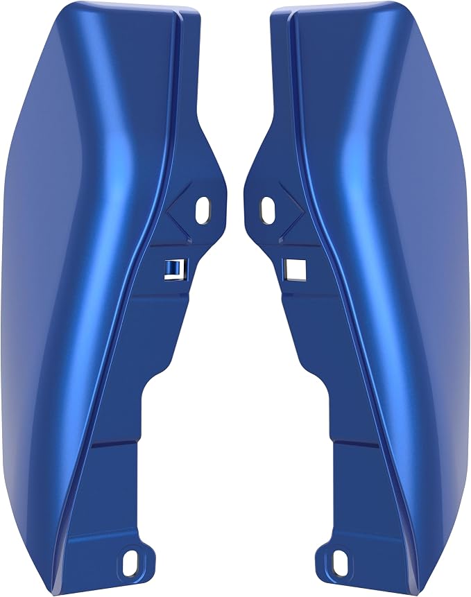 Color - Matched Mid Frame Air Deflectors Heat Shield, Perfectly Fit for Harley Touring Models 2009-2026 Superior Blue