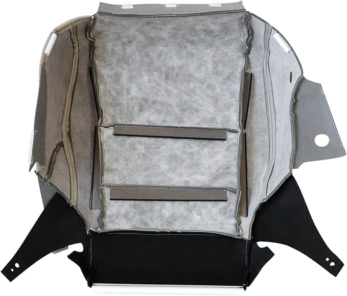 FZJDSD Gray Driver & Passenger Side Bottom & Top Lean Back Perforated Microfiber Leather Replacement Seat Covers Compatible with Honda Accord 2013 2014 2015 2016 2017