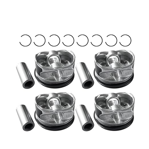 4X 2.0T Pistons & Rings Kit Fit for Buick Envision Regal,for Chevy Malibu Camaro Equinox,for Cadillac CT6 ATS,for GMC Terrain 2013-2020,Replacement 12652809,12569638,89018107,12683808,19180831