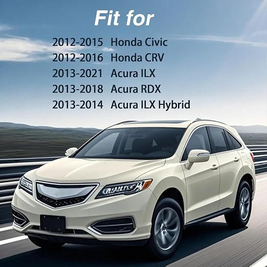 EVRBUL Battery Current Sensor Voltage Sensor with Wiring Harness Compatible with Honda Civic CR-V Acura RDX ILX Replace#: 38920-TR0-A01, 38920-TR0-A02