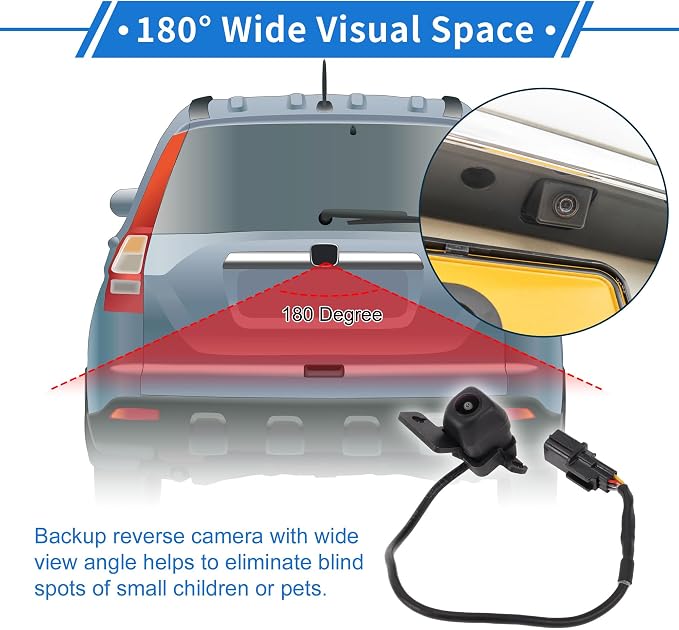1 Pcs Rear View Camera for Hyundai Tucson IX35 2018 2019 2020 License Plate Park Assist Camera Backup Reverse Camera