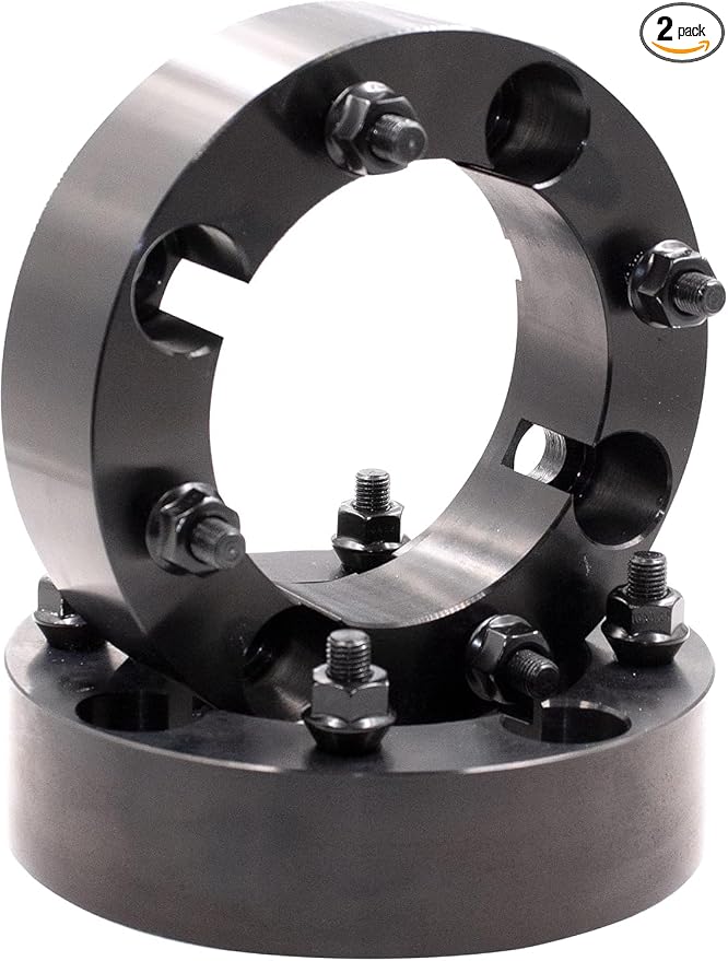Wheel Accessories Parts 2 Pcs ATV UTV Wheel Spacers 4 on 137mm 4x137mm 1.75 Inch Thick 110mm Hub M10 1.25 10x1.25 Thread Stud Fits Kawasaki ｜ Can-Am ｜ Bombardier ｜ Honda