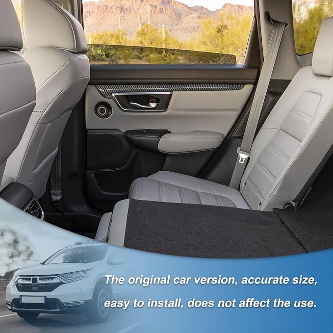 Carbon Fiber Interior Door Panel Cover Compatible with 2017-2022 Honda CR-V CRV