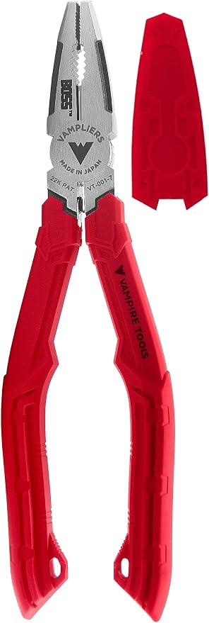 VAMPLIERS 2-PC Screw Extractor Pliers Set: 6.25" + 7" Screw Removal Pliers. Unique Non-slip Jaws. Made in Japan.