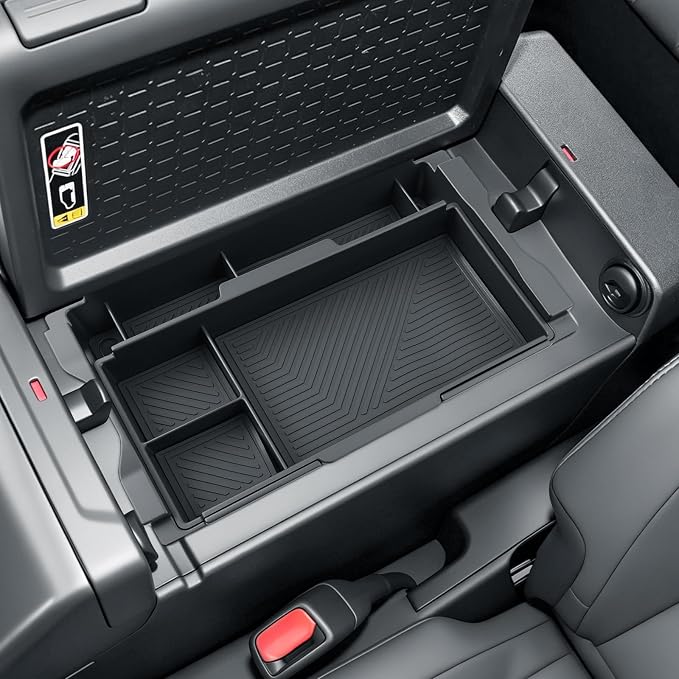 BIBIBO 2Pack for 2026 Toyota RAV4 Center Console Organizer 2026 Toyota RAV4(LE/SE/XLE Premium/Woodland/XSE/Limited) Console Tray 2026 RAV4 Console Insert Tray