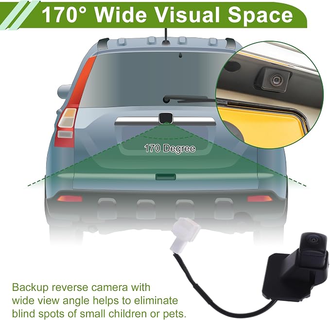 Car Park Assist Camera Rear View Backup Reverse Camera for Honda CRV 2014-2017 No.39530T5A003 1 Pc
