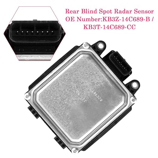 Topteng Rear Blind Spot Radar Sensor KB3Z-14C689-B for Ford Ranger 2019-2020, for Ford Transit-150/Transit-250/Transit-350/Transit-350 HD 2019-2022 KB3T-14C689-CC