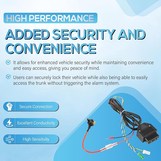 Double Bypass Trunk-Mount Security Gateway Bypass Cable Kit OBD2 Plug-in Device Fit for Dodge Charger Chrysler 300 2011-2024, for Challenger 2015-2024