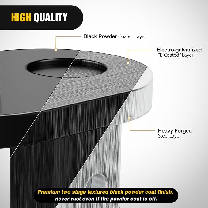 Nilight Gooseneck Ball Extender - GNXA4085, 4" Offset Ball Compatible with B&W Trailer Hitches Turnoverball Heavy Duty 2-5/16 Inch Ball 20000 lbs GTW 5000 lbs VTW