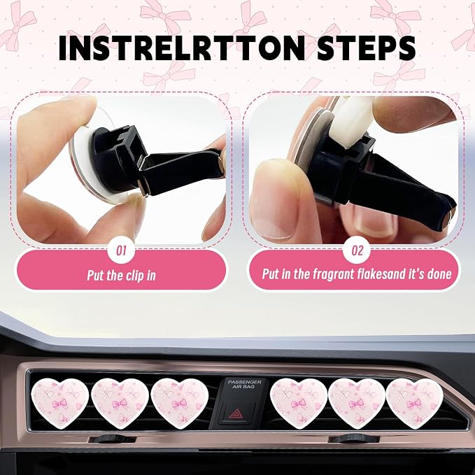 23 Pcs Leopard Print Car Accessories,Including License Plate Frame,Rearview Mirror Decoration,Etc,Suitable for Sedan,SUV and Other,Cute Car Interior Set for Women (Pink Butterfiy)