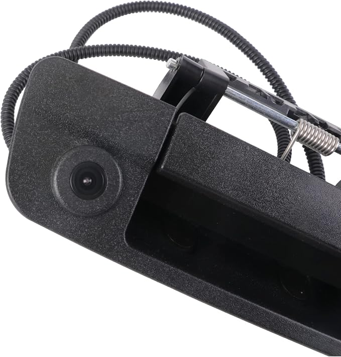 DYRDINSHOW Tailgate Replace Rear View Camera Backup Tailgate Handle Camera Compatible with Dodge Ram 2009-2017,Tailgate Door Handle Replacement Camera(Color: Black)