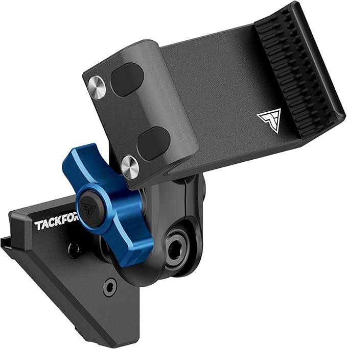 Tackform Link Vent Mount Universal Phone Holder - Compatible with 2021-2025 Ford F150 & Raptor, 2023-2025 Ford Super Duty | Aluminum | Zero Slip, Anti-Scratch | 2" Arm | Blue