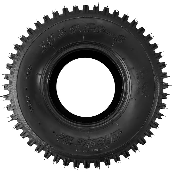 Torchbeam 18x9.5-8 ATV UTV Mud All Terrain Tires 18x9.5x8,4 Ply Bias Tires for Quad,Side by Side Hybrid Tread for Dirt, Snow and Trail Riding,SET OF 2, 14 PSI Z-106