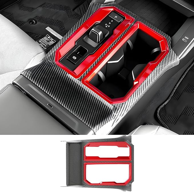 Car Center Console Gear Shift Panel Trim Cover for Toyota RAV4 2026 [Only for Limited] Auto Interior Decorations Accessories Central Control Protection Frame Carbon Fiber Style Kit