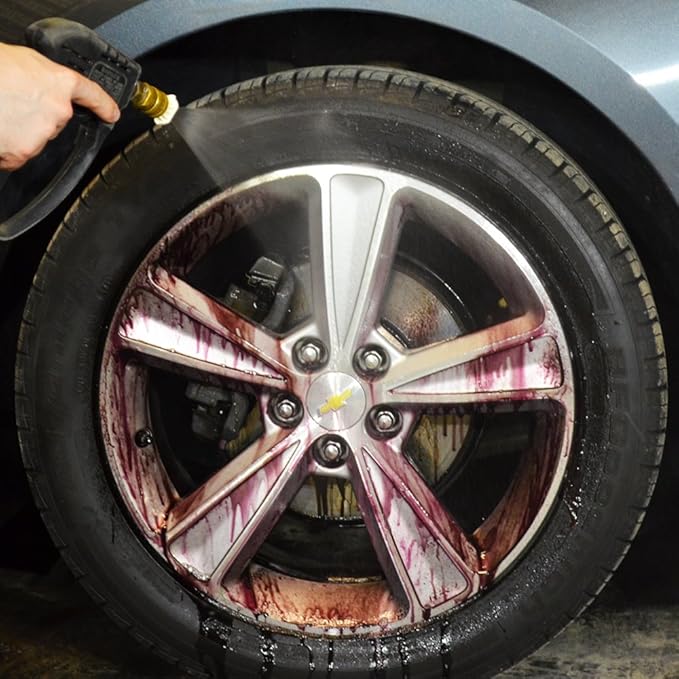 Detail King Chameleon Car Rim & Wheel Cleaner Spray for all Wheels (Aluminum, Chrome, and more) - Scrub-less - pH Balanced - Acid Free - 32 oz