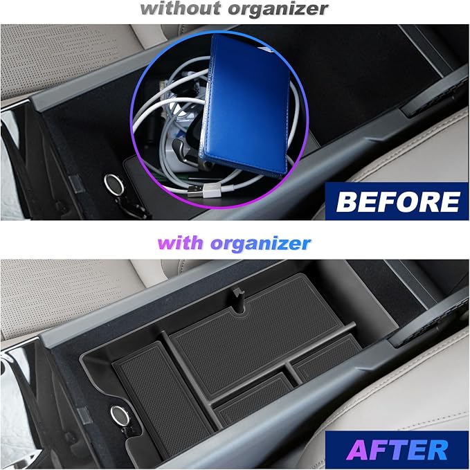 SXCY for 2025 Toyota Camry Center Console Organizer for Toyota Camry 2025 Accessories Console Tray for 2025 Toyota Camry Armrest Console Organizer 2025 Camry XSE Accessories