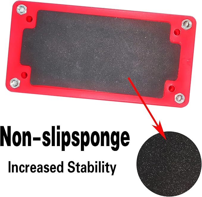 300A Bus Bar 12V Waterproof Marine Bus Bar Heavy Duty Module Design Power Distribution Block with 4 X M8(5/16") Terminal Studs 12V Terminal Block for Marine Car RV Truck Solar Systems (Red)