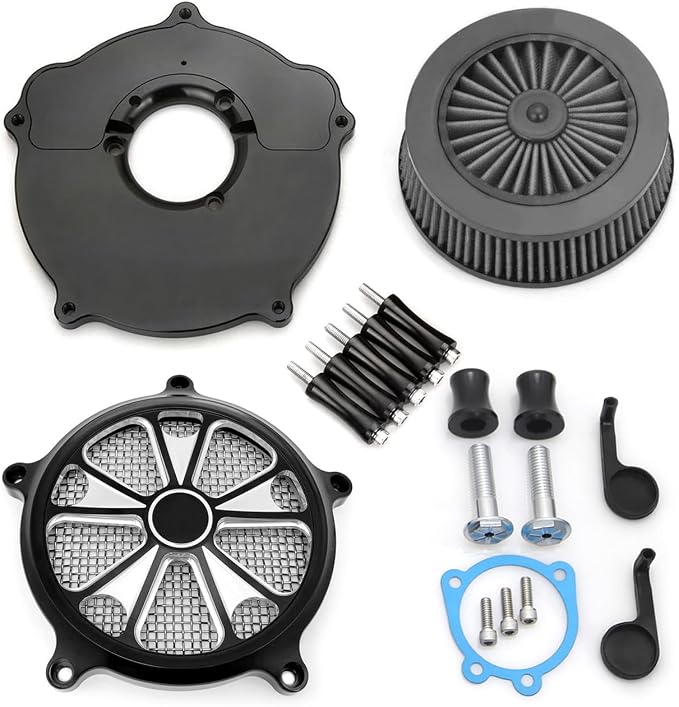 For harley air cleaner filter Sportster Softail Touring street road king glide Dyna for harley davidson air intake filters (speed 10 style -gray filter, A-For Sportster XL models)