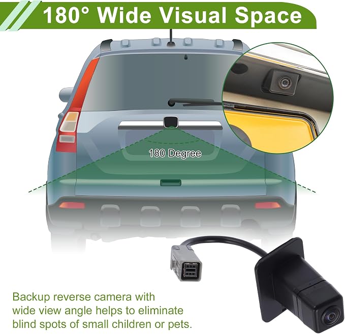 No.86267AL50A Rear View Camera for Subaru Outback Legacy Wagon 2016 2017 License Plate Park Assist Backup Reverse Cam