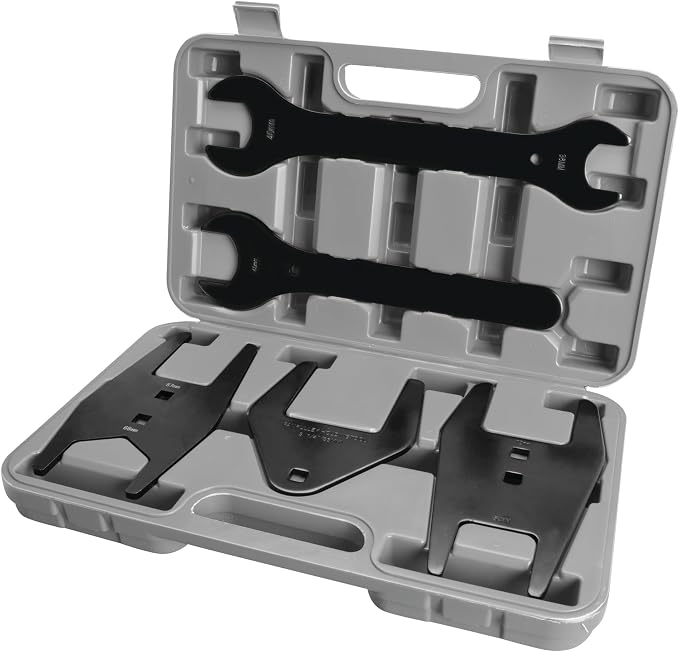 Performance Tool W89401 Fan Clutch Wrench Set (5 Pieces) - Essential Kit for Fan Clutch Servicing and Repairs