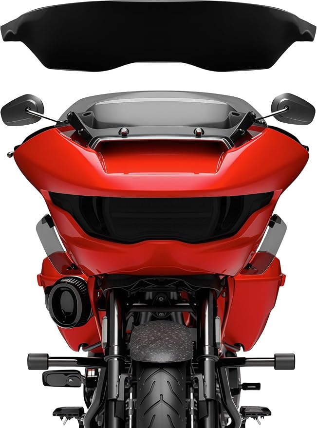 Headlight Lens Headlamp Protection Film Headlight Cover Guard Compatible with Harley Touring CVO Road Glide FLTRXSE 2023-up & Road Glide/ST 2024-up (Black)