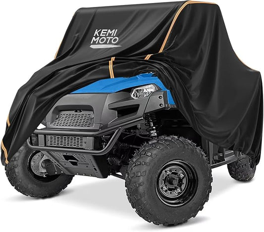 KEMIMOTO UTV Cover, All-Weather Protection UTV Cover Two Seater Compatible with Polaris Ranger 570 500 CFMOTO Zforce 800 2-3 Seaters 118" x 69" x 58"