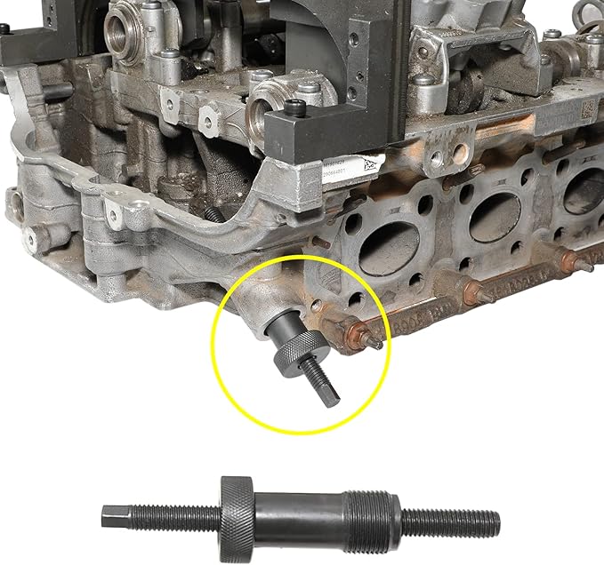 Camshaft Locking Tool Engine Timing Set Compatible with BMW B36 B37 B38 B46 B47 B48 B58 Compatible with BMW Mini F20 F21 F30 F31 F48 F54 F55 F60 G20 G30 with T60 Socket Vanos Solenoid Valve Remover