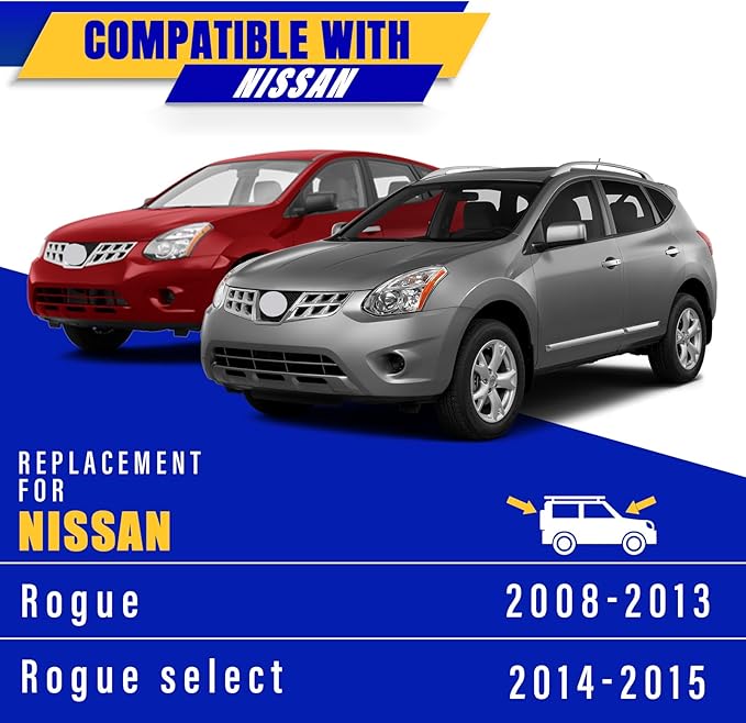 3 wipers Replacement for 2008-2013 Nissan Rogue/2014-2015 Nissan Rogue select, Windshield Wiper Blades Original Equipment Replacement - 26"/14"/12" (Set of 3) U/J HOOK