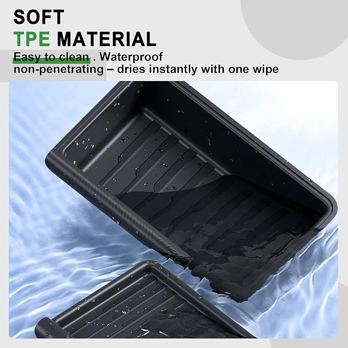 2PC Under Seat Storage Box for Model Y Juniper | 2PC hidden under-seat organizers with lids. Fits 25-26 Model Y Juniper. No-slide design keeps cabin neat and rattle-free.