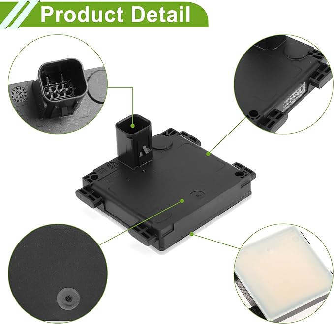 Cruise Control Distance Radar Sensor for Ford F150 2021-2024 Distance Detection Black Automotive Car Cruise Control Module Unit Plastic,Metal 1 Pcs