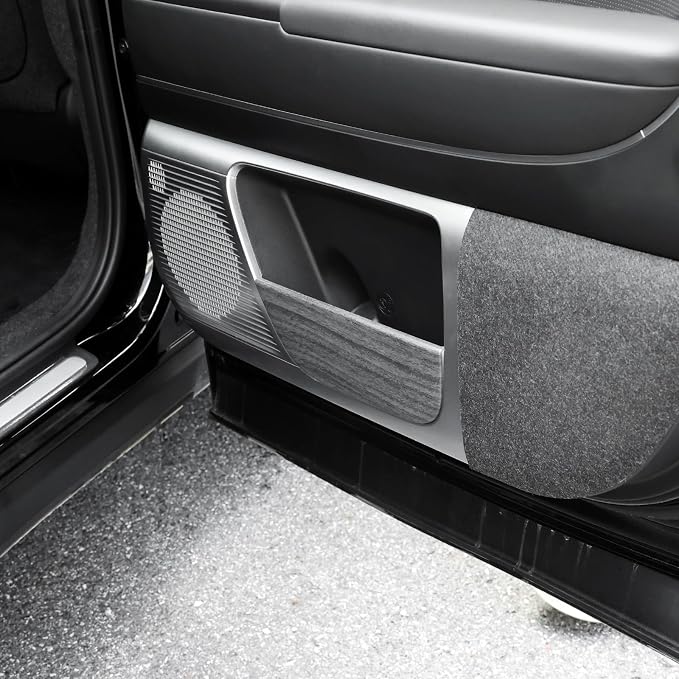 YOUTOOCAR Door Kick Panel Protector Covers Compatible with Hyundai IONIQ 9 Accessories (Wood Grain)