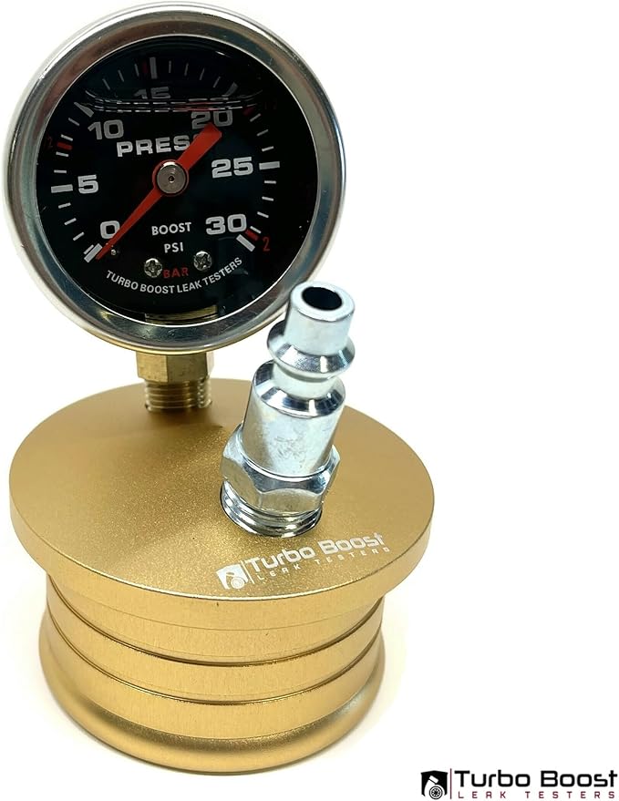 2" for 2" Turbo or Intake Pipe - Universal Tester Test Kit - Test Upto 30 PSI - Premium - 6061 Aluminum - Restore Power!