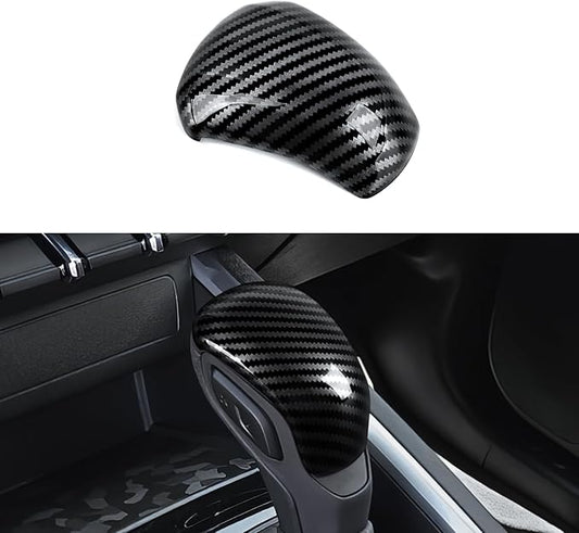 Car Carbon Fiber ABS Gear Shift Knob Panel Sticker Cover Interior Trim Decal for Chevy Colorado/GMC Canyon 2023 2024 2025 Accessories