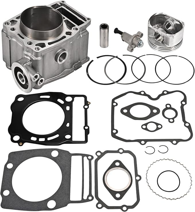 498cc 92mm Big Bore Cylinder Piston Gasket Top End Rebuild Kit Compatible with Polaris Ranger 500 1999-2012, Sportsman 500 1996-2013, Magnum 500 1999-2003, Scrambler 500 1997-2012
