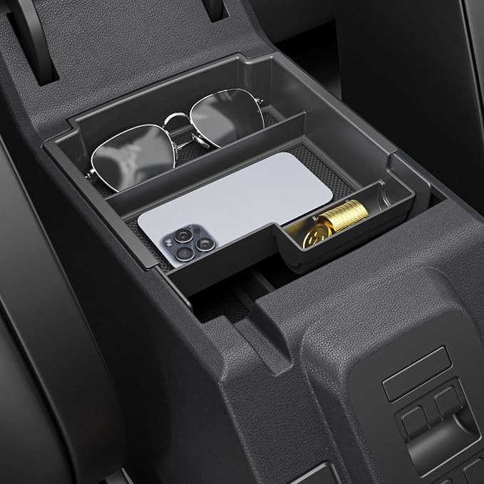 Mabett Storage Organizer Set for Ford Bronco 2025 2026 Accessories (Not for Manual Transmission and Bronco Sport) with Central Control Storage Set, Door Handle Storage Compatible with Ford Bronco