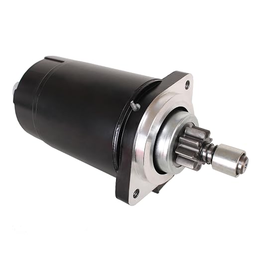 SouthMarine Outboard Engine 6E5-81800-10 6E5-81800-11 12 Starter Motor for Yamaha 115HP-200HP, 50-825095 for Mercury 40HP-50HP, S114-323A/B/C S114-323CN for Hitachi, fit Sierra 18-6413, fit Arco 3426