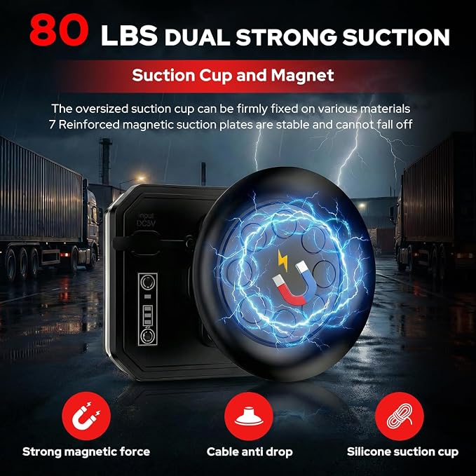 2026 NewGen 𝟖-𝐈𝐍-𝟏 Wireless Trailer Lights, 110° Adjustable Wireless LED Trailer Lights Magnetic, Rechargeable 10H of Use 165FT Ultra-Long Range Tail Light Lenses for Trucks RV Camper Boat Caravan