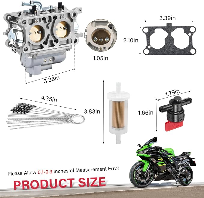 Carburetor Carb & Gasket For Kawasaki 4 Stroke Engine FD731V 15003-2974 15004-2063