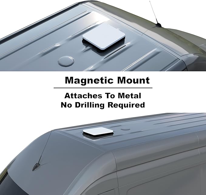 Starlink Mount Ultra-Durable Kit for Campers, RVs, UTVs, Trucks, & Cars | USA Made | Interior and Exterior Vehicle Installation | Hardtop Complete Coverage (No Charger, Mount + Both Options)
