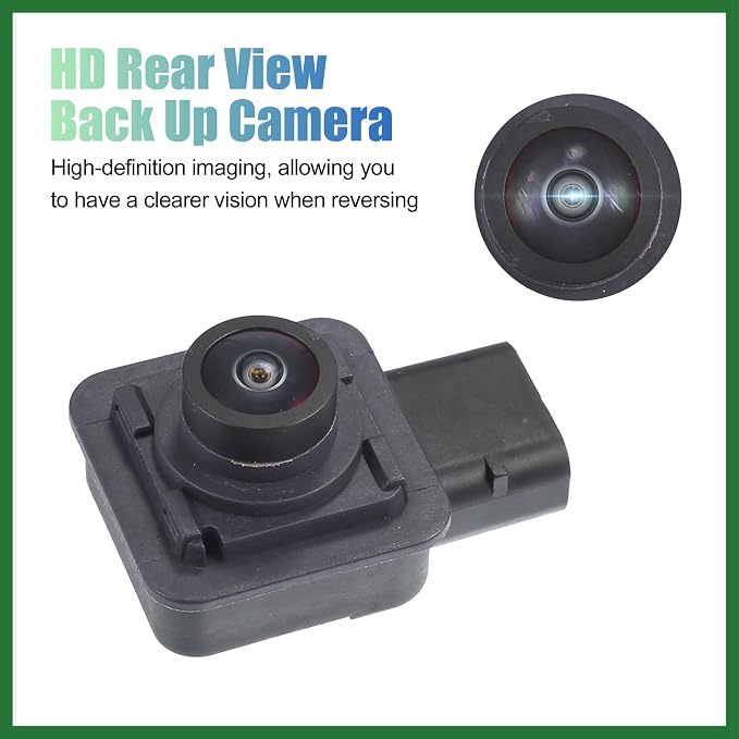 Motoforti Car Rear View Camera Car Rear View Backup Camera No.F2GT19G490CC for Ford Explorer 2016-2019 Black Long-Lasting