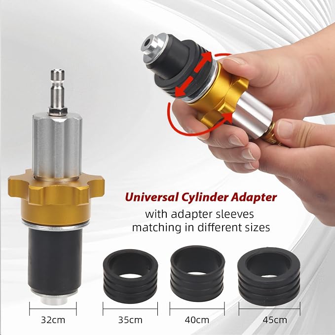34pcs Coolant Vacuum Refill Kit with 25 Radiator Adapters, Coolant Pressure Tester Kit, Radiator Cooling System Pressure and Vacuum Purge Refill Tool