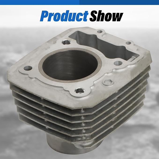 WFLNHB Cylinder Piston and Top End Kit Replacement for Kawasaki Bayou 250 KLF250A Replacement for 11061-1104 11005-1965 11004-1375 13001-1663 2003-2011