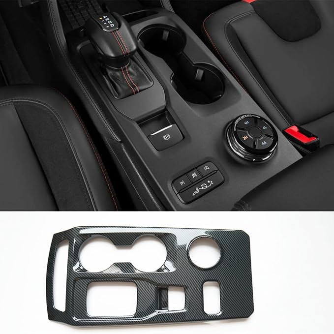 ZiWen Interior Trims Sport Gear Panel Center Console Cover Accessories for Ford Ranger Everest 2024 2025 2026 (B-Raptor)