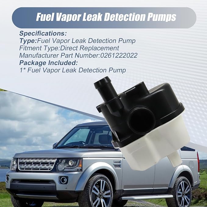 Priprilod Fuel Vapor Leak Detection Pump EVAP DMTL Compatible with Land Rover Range Rover Sport LR2 LR3 LR4 Evoque Velar Fit for Jaguar XE XJ F-Type Fit for Volvo S40 S80 XC70 0261222022 30760863